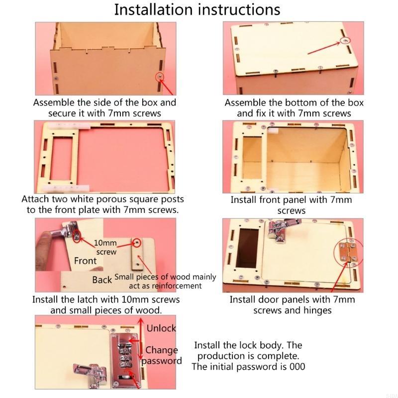 54DA DIY Strongbox Making Kits - огляд і ціна Science Project Toys Making