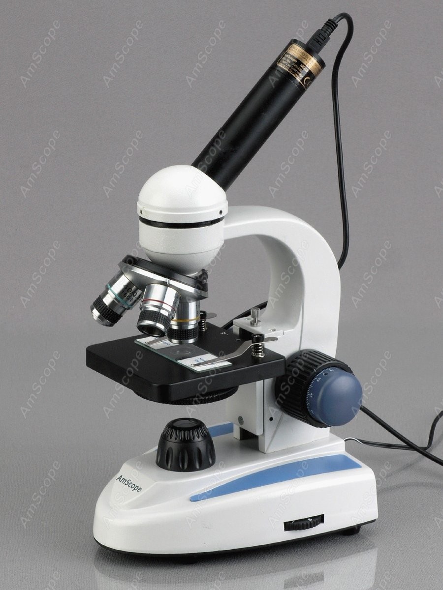 AmScope Cordless Monocular Com - огляд і ціна Amscope Microscope Compound 40X-1000X