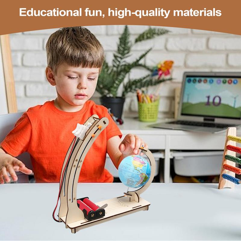 Wooden Satellite Model Making  - огляд і ціна Science Project Toys Making